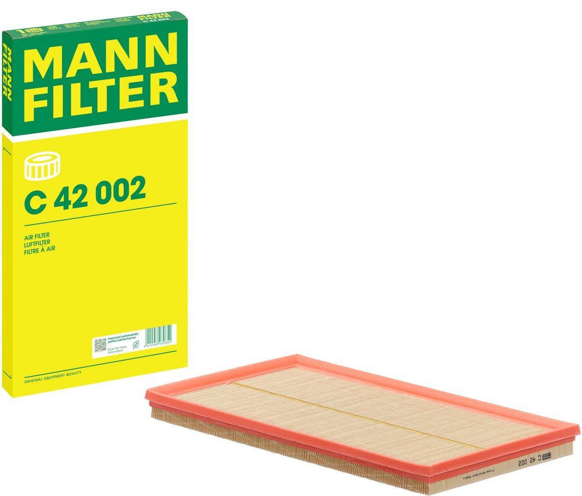 MANN C 42 002 air filter - Mercedes-Benz - Part No. HT-51178