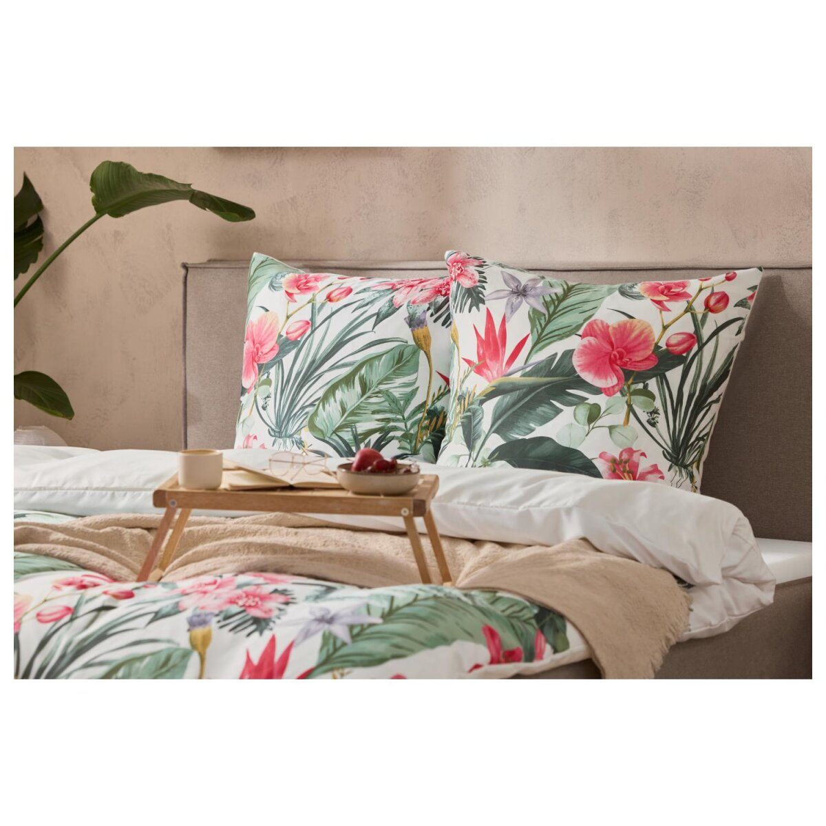 LIVARNO® Jersey-Spannbettlaken, 90-100 x 200 cm, weiß