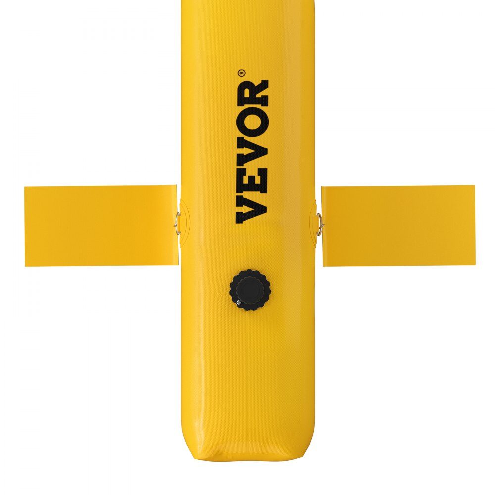 Barrière contre les inondations Protection contre les inondations de 290 L, sacs de sable de silo de 300 kg, protection contre les inondations et étanchéité de 7,32 m x 25,4 cm x 15,3 cm, barrière d'eau en PVC, prévention des crises et réutilisable