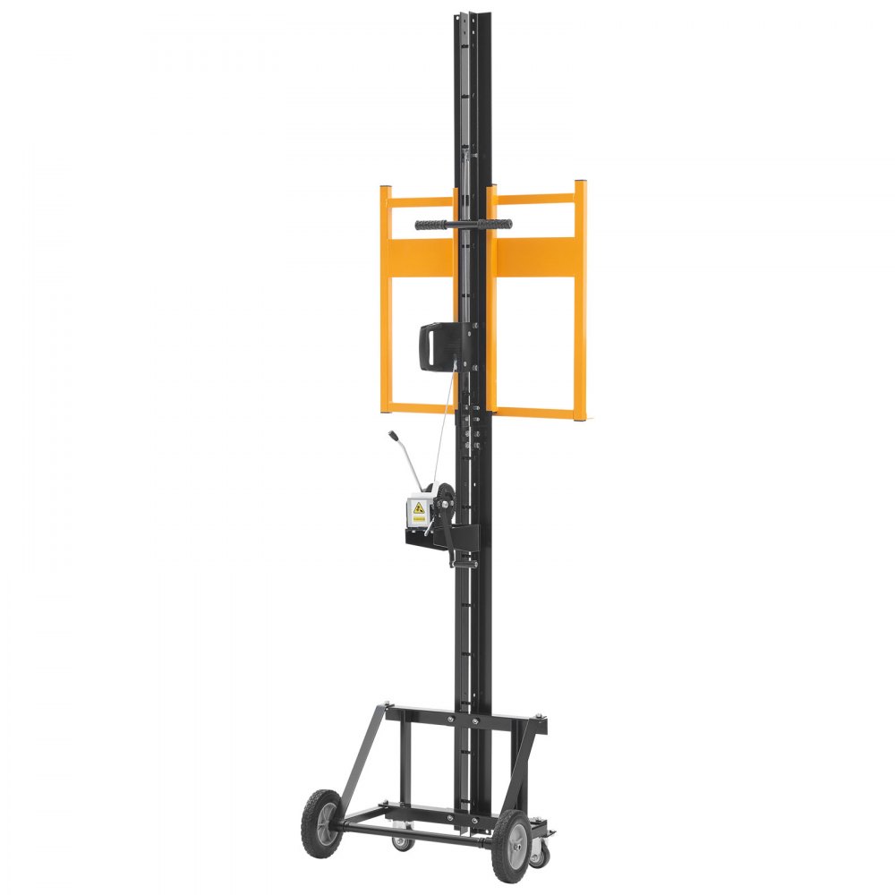 Trockenbaulift, 68 kg Plattenheber für Decken- und Wandmontage, Trockenbau für eine Person, 1219 x 4878 mm max. Vertikaler Plattenheber mit Rädern, einfacher Transport (Gelb) Trockenbaulift, 68 kg Plattenheber für Decken- und Wandmontage, Trockenbau für eine Person, 1219 x 4878 mm max. Vertikaler Plattenheber mit Rädern, einfacher Transport (Gelb)