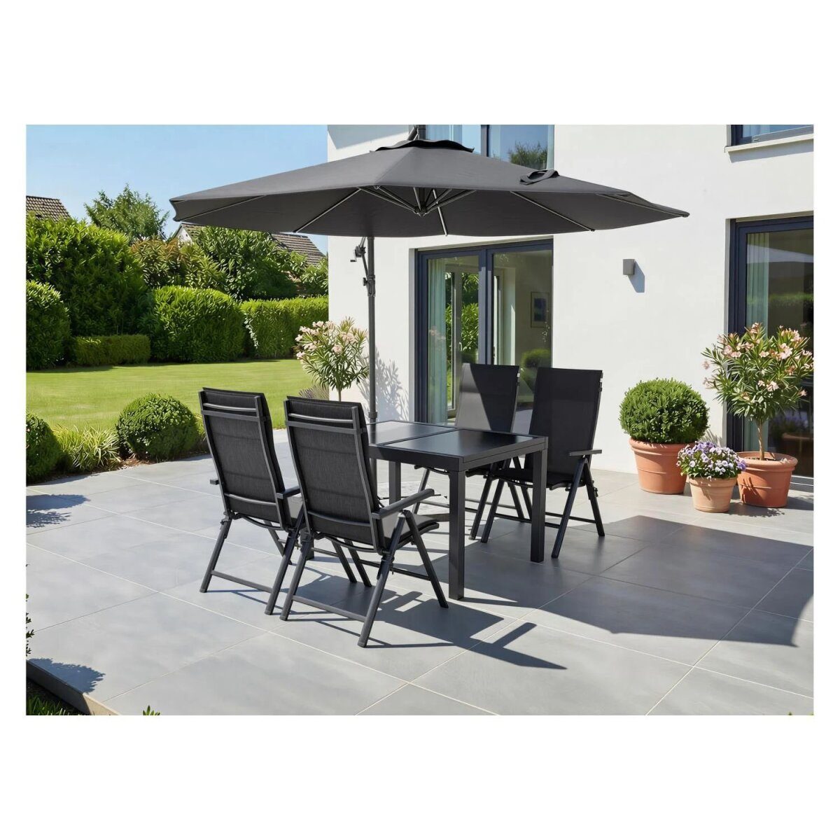 Chaise pliante en aluminium LIVARNO® « Toronto », en 2 parties