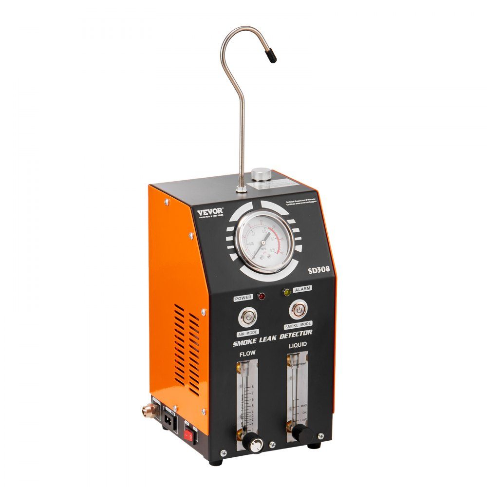 Auto-Nebelmaschine, Rauchmaschinen-Leckdetektor 8 l/min, Auto-Nebelmaschine, Luftmodus und Rauchmodus, zwei Modelle, Leckdetektor mit Manometer und Luftpumpen, Kraftstofftankprüfung