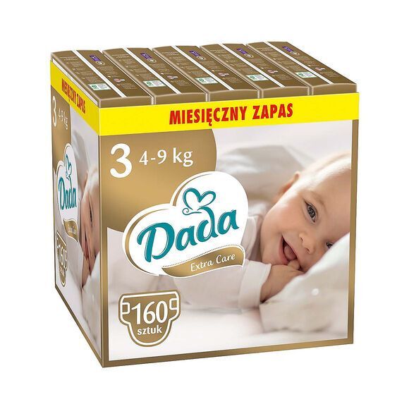 Luiers Dada Extra Care 3 Midi 160 stuks 4-9kg Luiers Dada Extra Care 3 Midi 160 stuks 4-9kg
