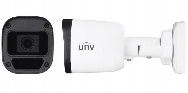 Caméra extérieure CCTV Uniarch 5MPx 2,8 mm TVI CVI AHD IR20 UAC-B115-F28