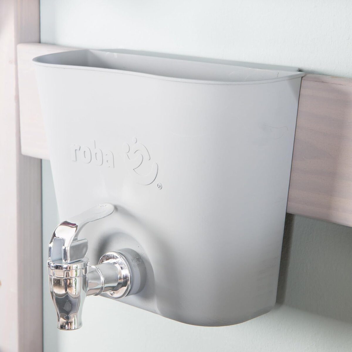 roba play and mud kitchen, for hanging, gray glazed