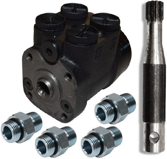 Reinforced hydraulic steering Orbitrol steering with valve function Orbitrol with NYPEL OSPC 100