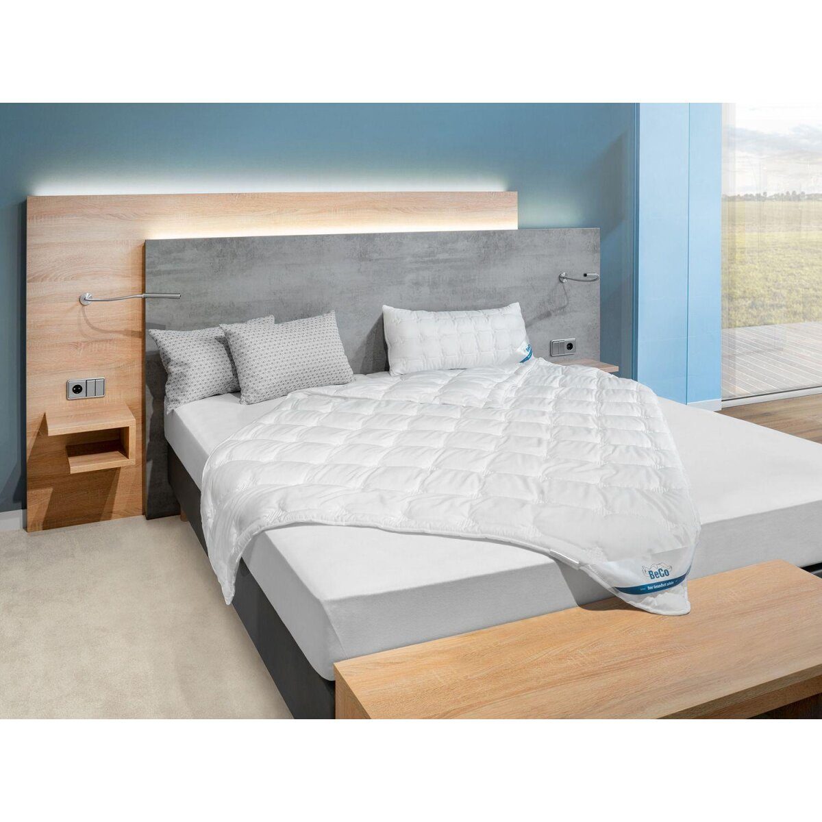 BeCo summer duvet Medibed, Cotton Soft, 155 x 220 cm