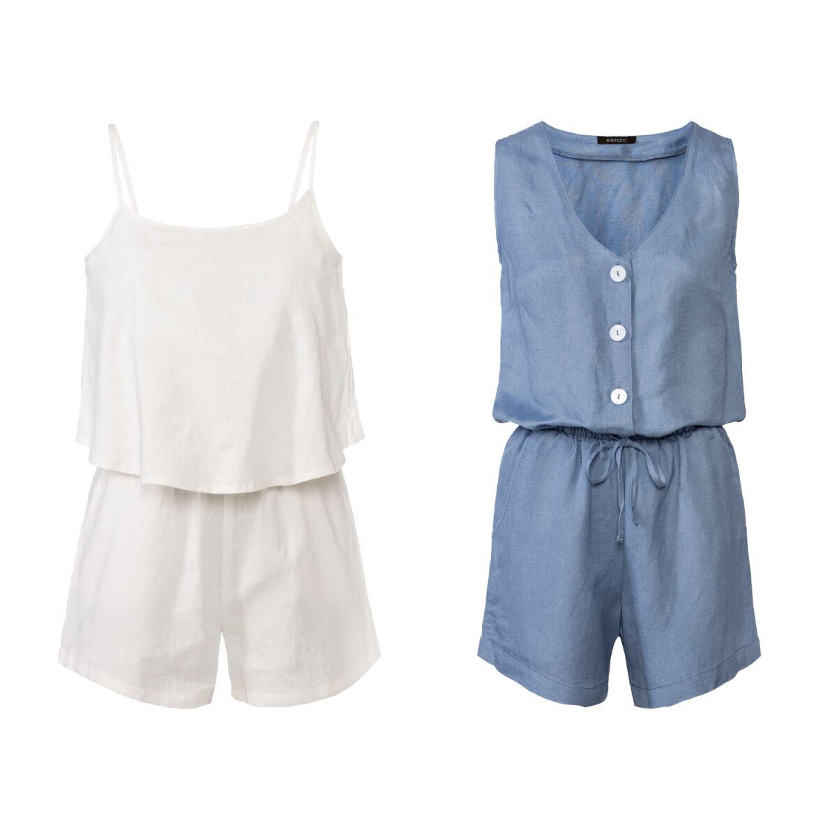 esmara Damen-Overall aus Leinen und Viskose