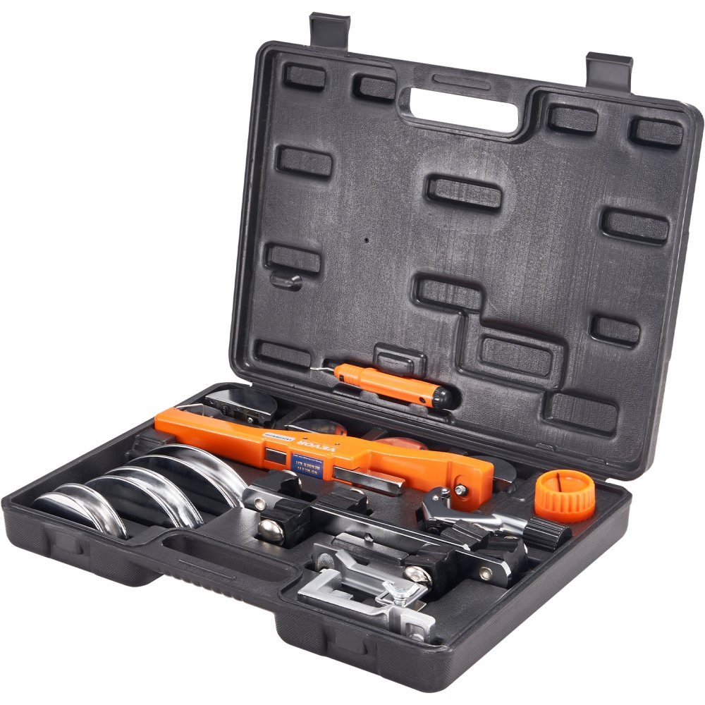 Rohrbieger Ø6-22mm Rohrbieger Handrohrbieger Set Rohrbieger vorwärts & rückwärts bis 90° + Rohrschneider für Klimaanlagen Kühlsysteme Automotive/Hydraulik/Pneumatiksysteme