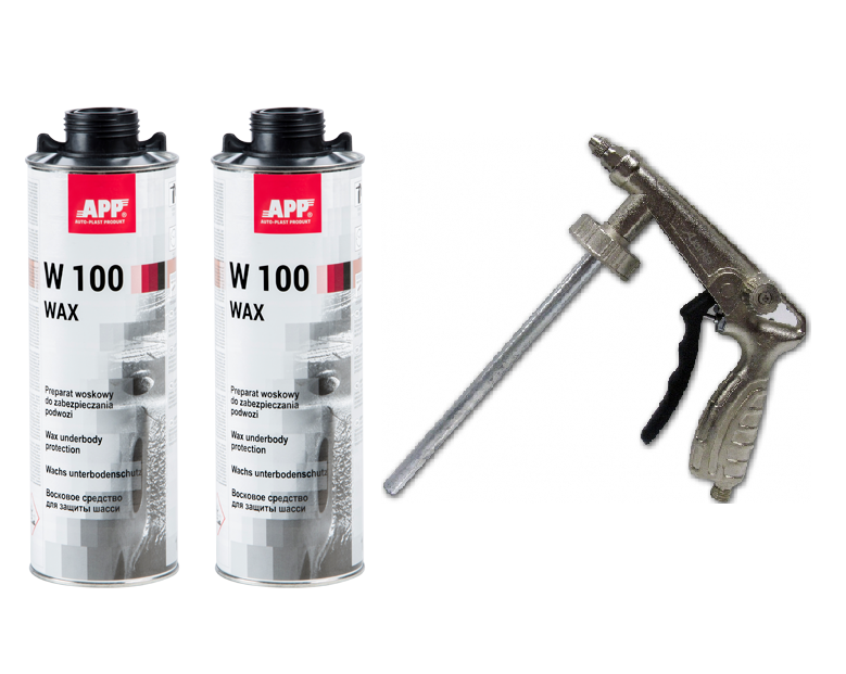 APP SET W100 WACHS CHASSISWACHS 2L + PISTOLE - Art.-Nr. HT-50811