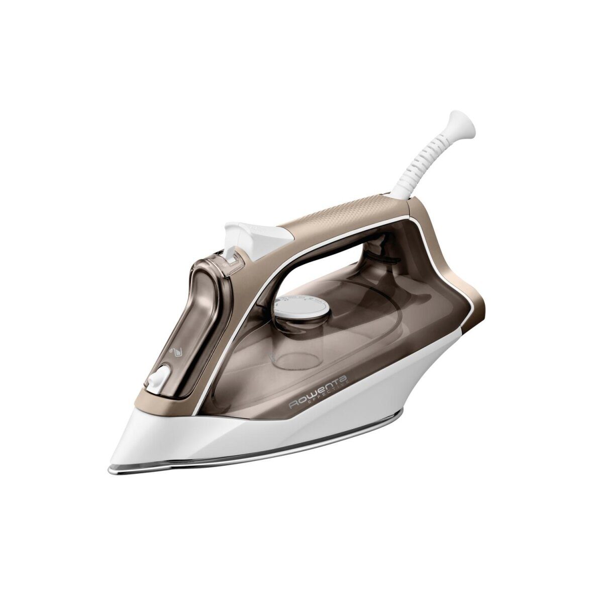 ROWENTA Effective+ Dampfbügeleisen, 2400W, Dampfstoß 120 g/min, variable Dampfmenge 40 g/min, Antikalk-System »DX1635«