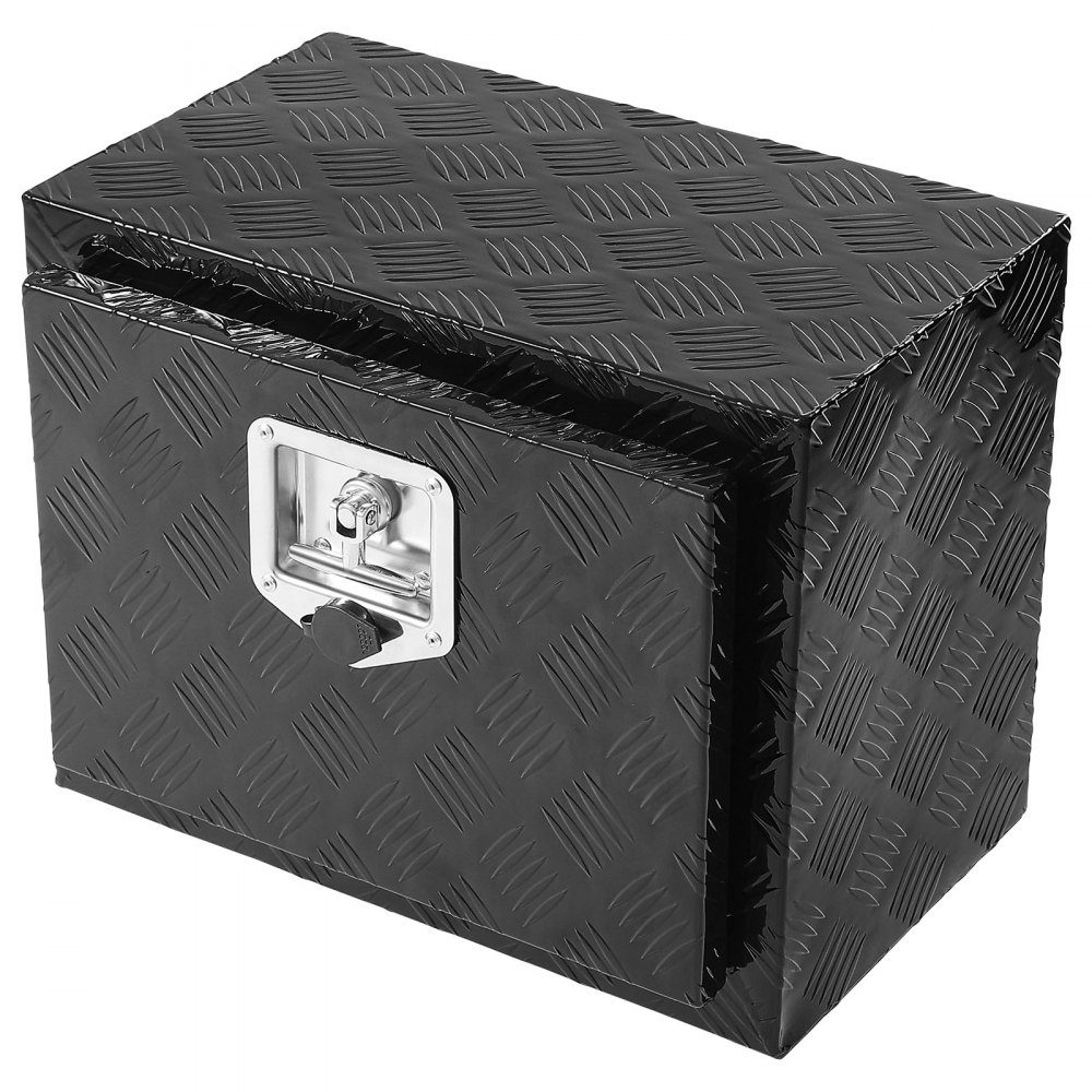 Skrzynka narzędziowa do ciężarówki, skrzynia do przyczepy pod podwoziem, skrzynka narzędziowa 46x32x36 cm skrzynia do przechowywania na pickup, stop aluminium, wytrzymała skrzynka narzędziowa 20 kg, zamykany schowek
