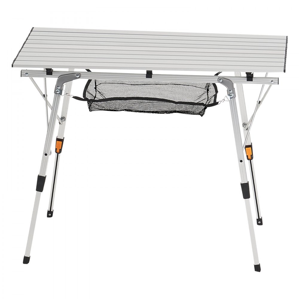 Składany stół stół bufetowy przenośny stół uniwersalny 90 cm, prostokątny stół aluminiowy (dla 2-4 osób) z regulowaną wysokością i torbą transportową, stół ogrodowy stół kempingowy na imprezy piknik srebrny Składany stół stół bufetowy przenośny stół uniwersalny 90 cm, prostokątny stół aluminiowy (dla 2-4 osób) z regulowaną wysokością i torbą transportową, stół ogrodowy stół kempingowy na imprezy piknik srebrny