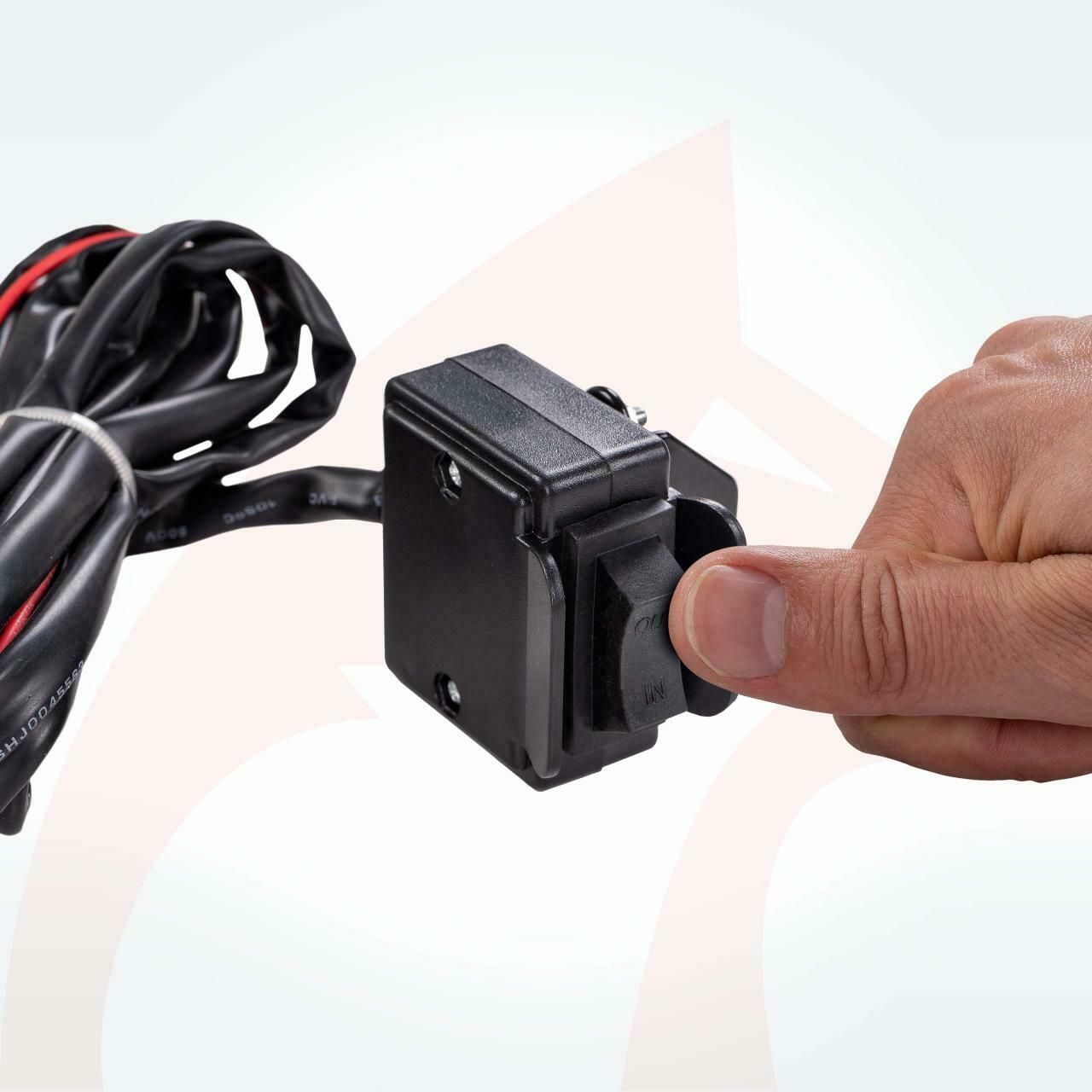 Elektrische Winde 12V 1,3t elektrische Winde Motorwinde Offroad-Winde Fernbedienung Starter-Set