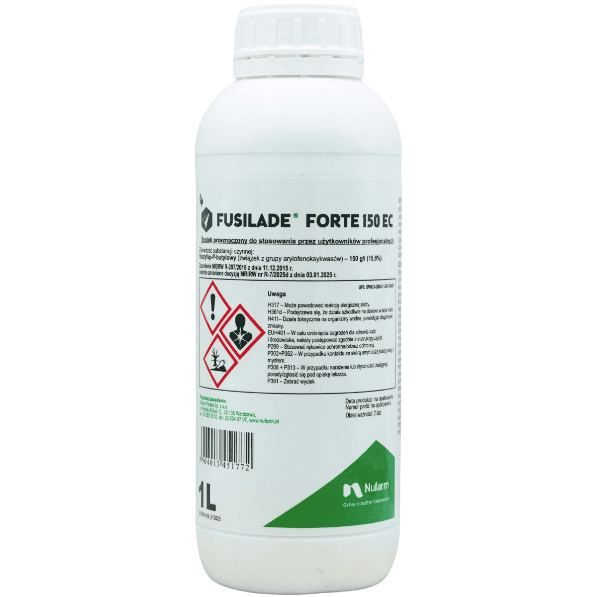 Nufarm Fusilade Forte 150 EC – Selektiv-Herbizid 1 Liter