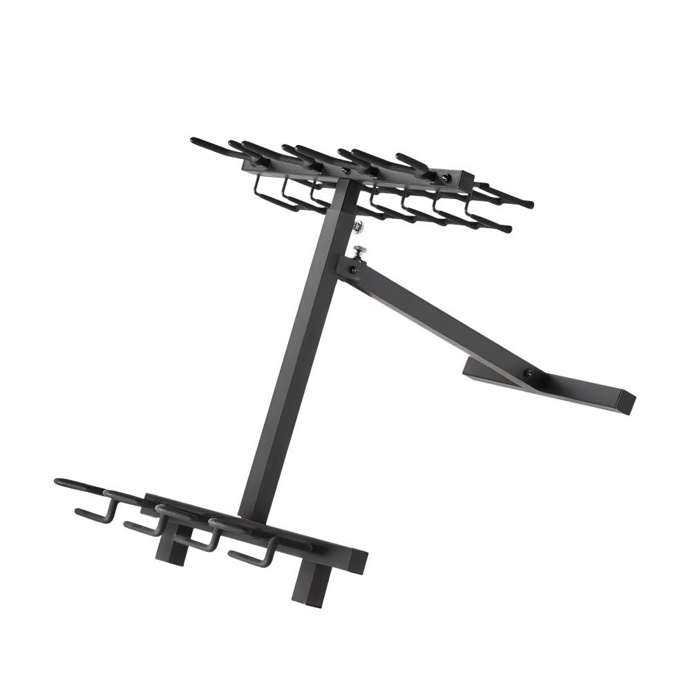Folding Rifle Stand for 4 Rifles (Shotguns) and 7 Pistols, Freestanding Gun Holder for Gun Storage Made of Carbon Steel, Display Stand for Shooting Ranges, Hunting Ranges