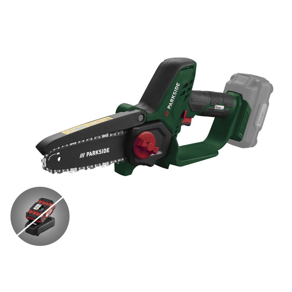 Akumulatorowa podkaszarka do drzew PARKSIDE® 20V »PGHSA 20-Li A1«, bez akumulatora i ładowarki Akumulatorowa podkaszarka do drzew PARKSIDE® 20V »PGHSA 20-Li A1«, bez akumulatora i ładowarki