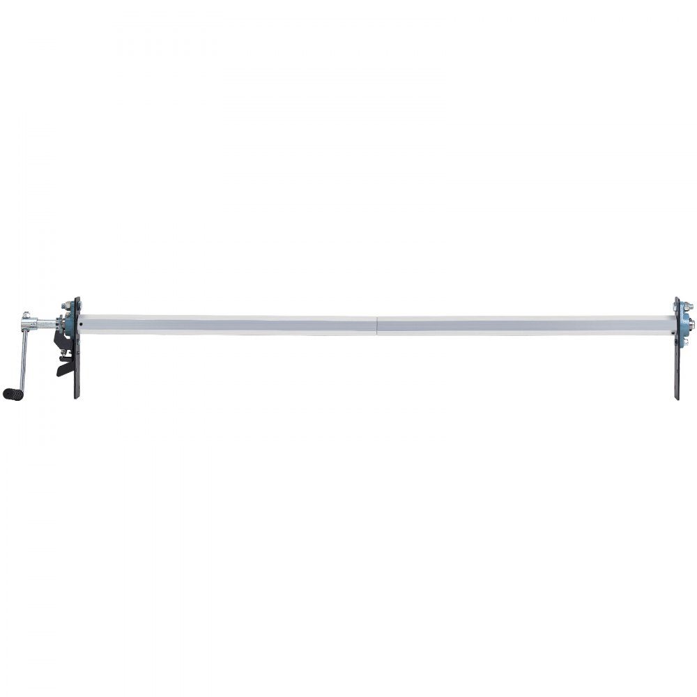Ensemble de rouleaux de bâche à manivelle de 64 à 104 pouces de large, en alliage d'aluminium, hauteur de cabine manuelle, pour camion à benne basculante avec poignée en éponge de 7 pouces, parfait pour les remorques de camion à benne basculante