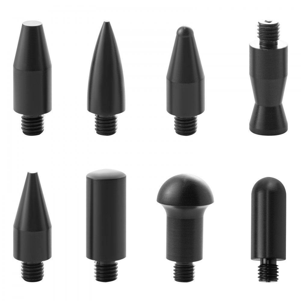 Dent Removal Kit with Bars, 13 Piece Paintless Dent Repair Tool, 5 Stainless Steel Dent Bars, 8 Tap Heads, Professional Hail Dent Removal Tool
