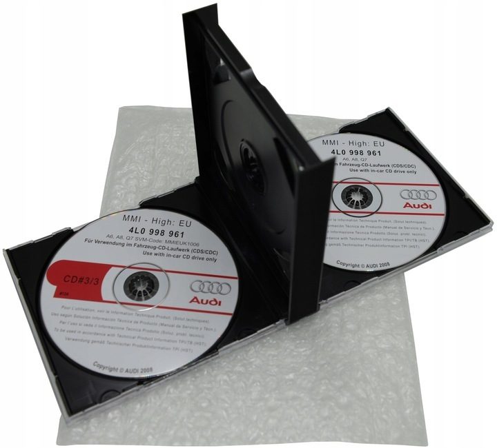 Originele AUDI MMI 2G-SOFTWARE 5570 BLUETOOTH 3CD UPDATE 4L0998961 – Artikelnr. HT-14541