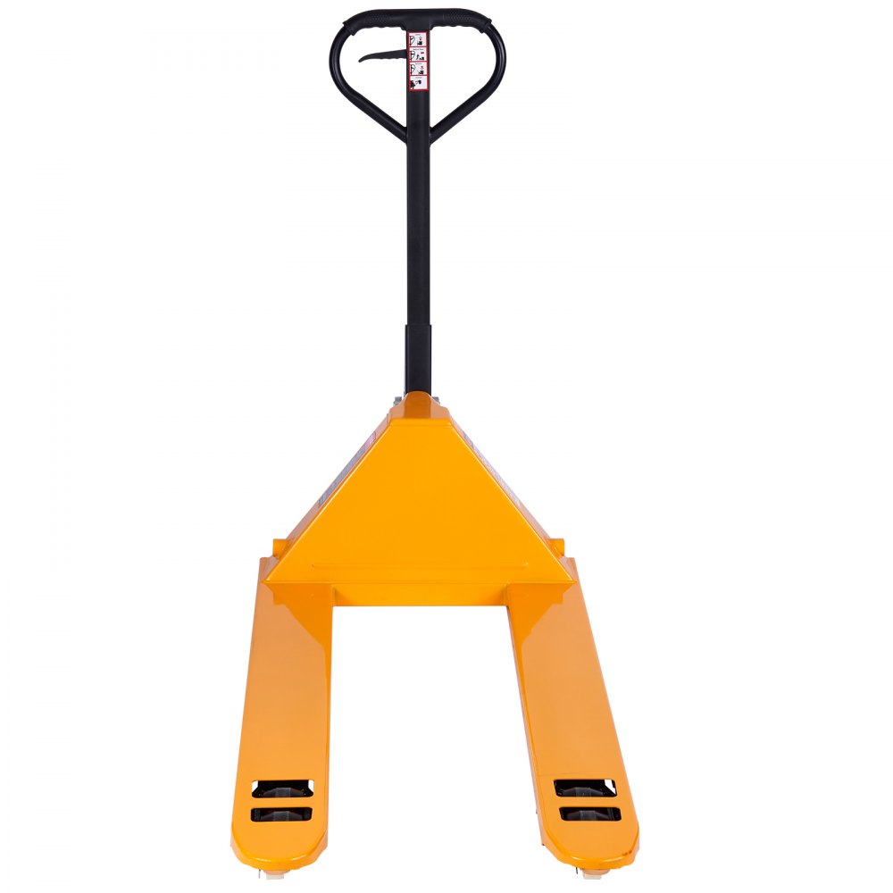 Transpalette, capacité de charge de 2,5 T, transpalette manuel avec fourches de 1220 x 685 mm, transpalette avec hauteur de levage des fourches de 8,5 à 18 cm, transpalette pour usines, entrepôts, supermarchés et chargement de camions