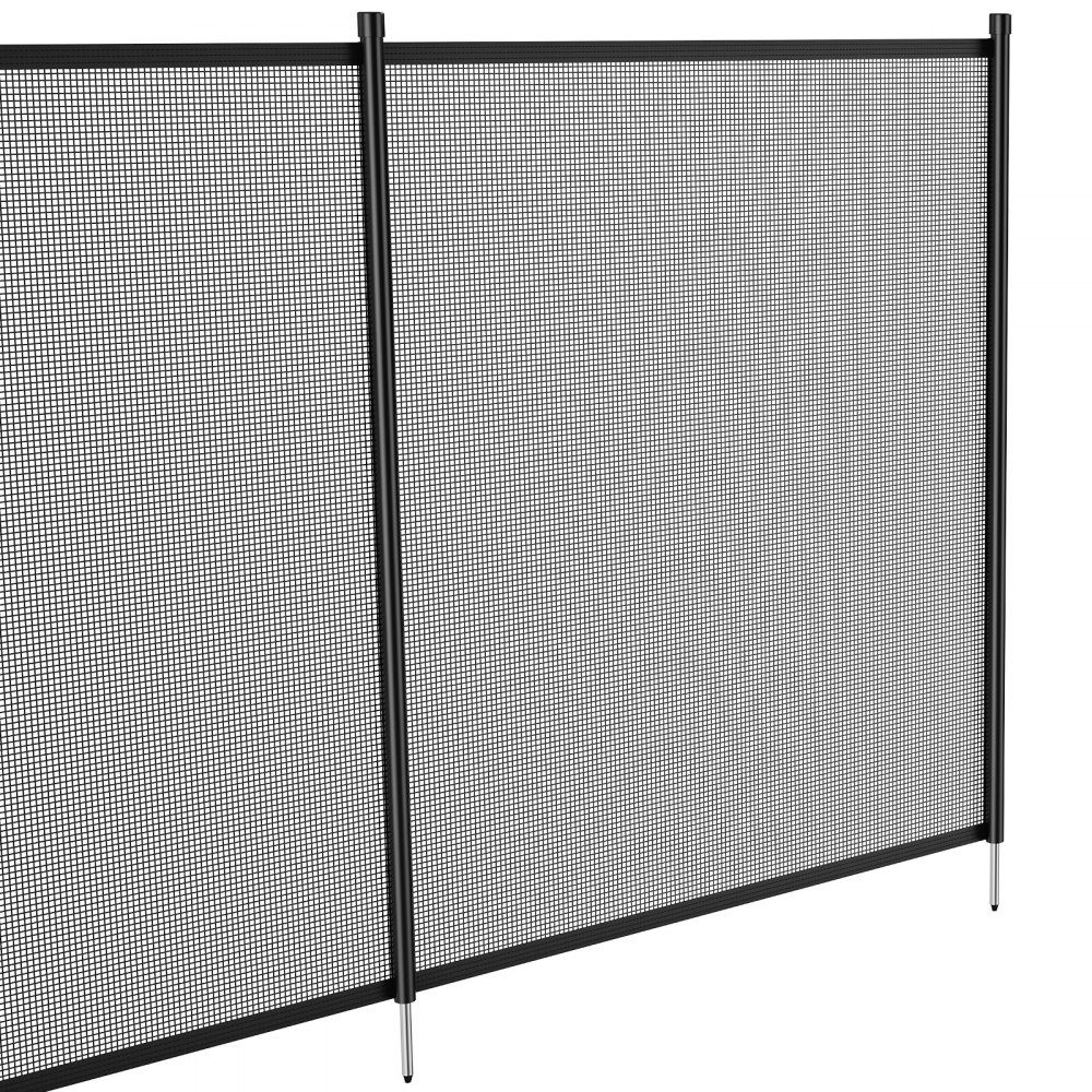 Zwembadhek, 4' x 55', verwijderbare kinderveiligheid zwembadhek, eenvoudige doe-het-zelf-installatie, zwembadhek, 12oz Teslin PVC zwembadheknet, beschermt kinderen en huisdieren