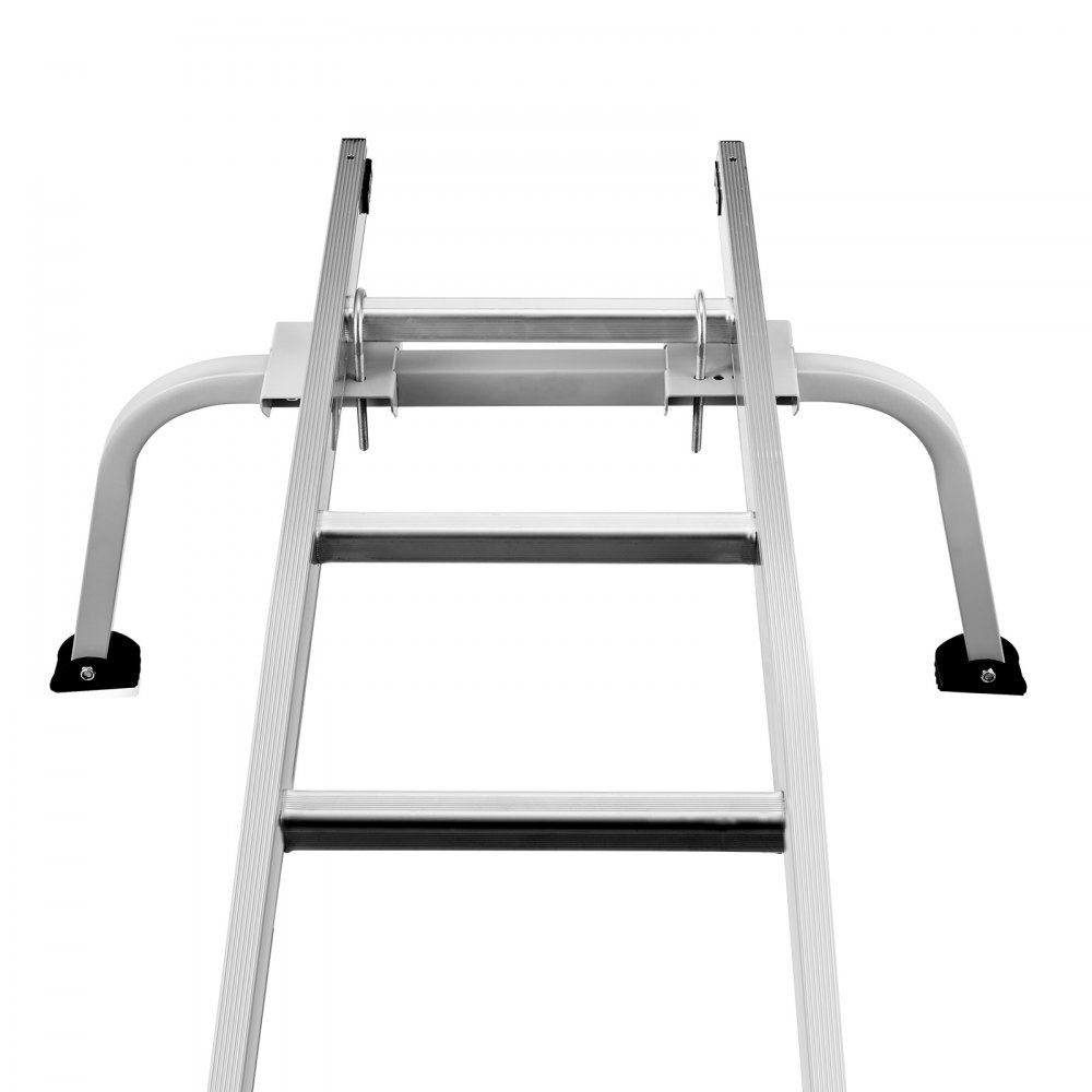 Stabilisateur d'échelle, entretoise d'échelle d'extension, accessoires robustes pour envergure/échelle murale pour gouttières, facile à utiliser et polyvalent réglable, pieds en caoutchouc antidérapants, capacité de charge : 300 lb
