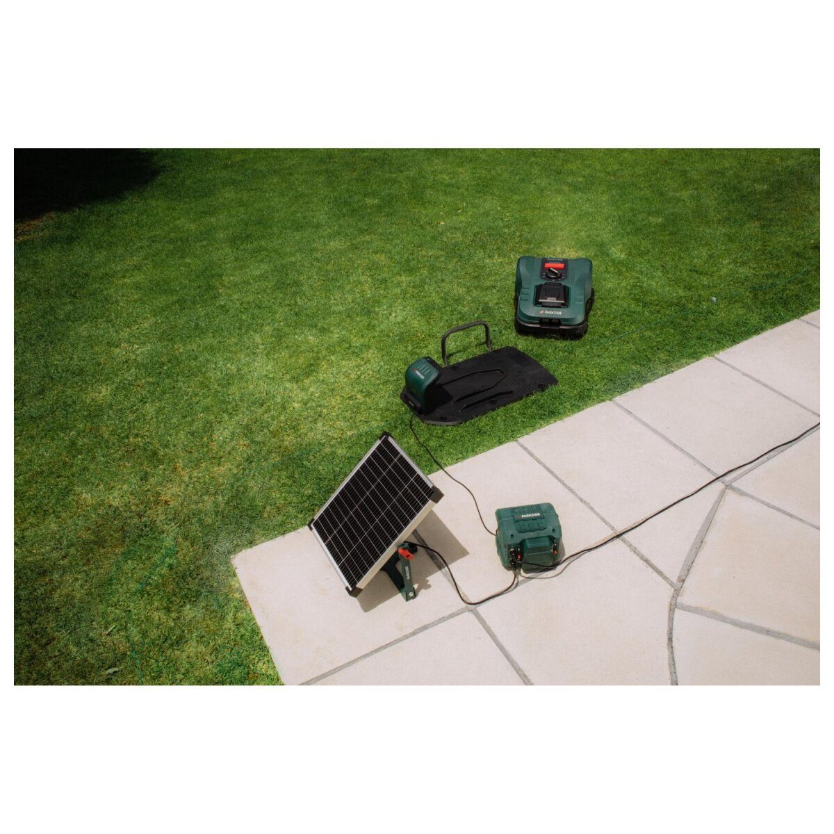PARKSIDE® 20 V Akku-Solar-Ladestation für Mähroboter »PASLM 25 A1«, mit Akku