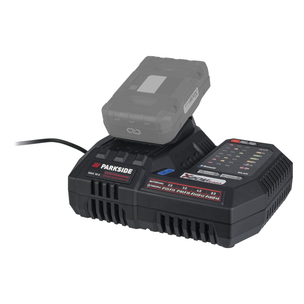 PARKSIDE PERFORMANCE® »PLGS 2012 A1« 20 V Smart-Batterieladegerät PARKSIDE PERFORMANCE® »PLGS 2012 A1« 20 V Smart-Batterieladegerät