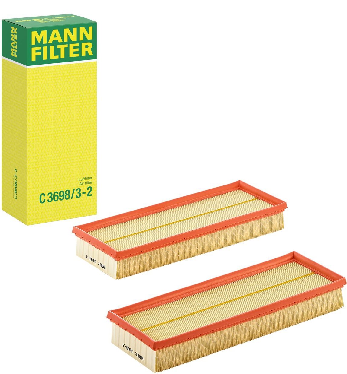 Filtre à air MANN C 3698/3-2 - Mercedes-Benz - Réf. HT-51053