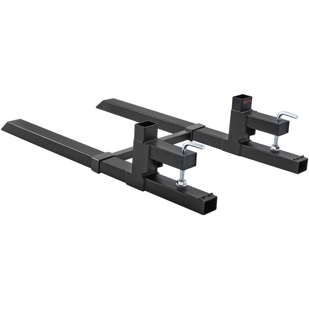 Palettengabel 1090x70x230mm Gabelträger 907kg Tragkraft Gabelzinken 109cm Gesamtlänge mit 76cm Gabelblatt Gabelstapler 495-915mm verstellbare Gabelzinken Frontlader Palettenrahmen