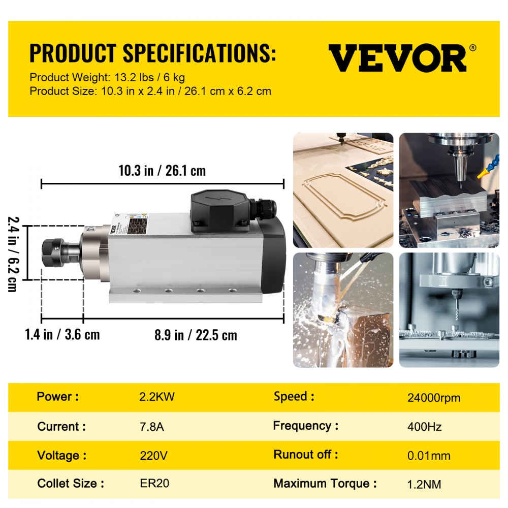 Luchtgekoelde spilmotor 2,2 kW luchtgekoelde spilmotor, ER20 spantang lineaire freesmotor, luchtgekoelde CNC-graveerfrezen numerieke freesmotor, 24000 RPM graveermachine spilmotor Luchtgekoelde spilmotor 2,2 kW luchtgekoelde spilmotor, ER20 spantang lineaire freesmotor, luchtgekoelde CNC-graveerfrezen numerieke freesmotor, 24000 RPM graveermachine spilmotor