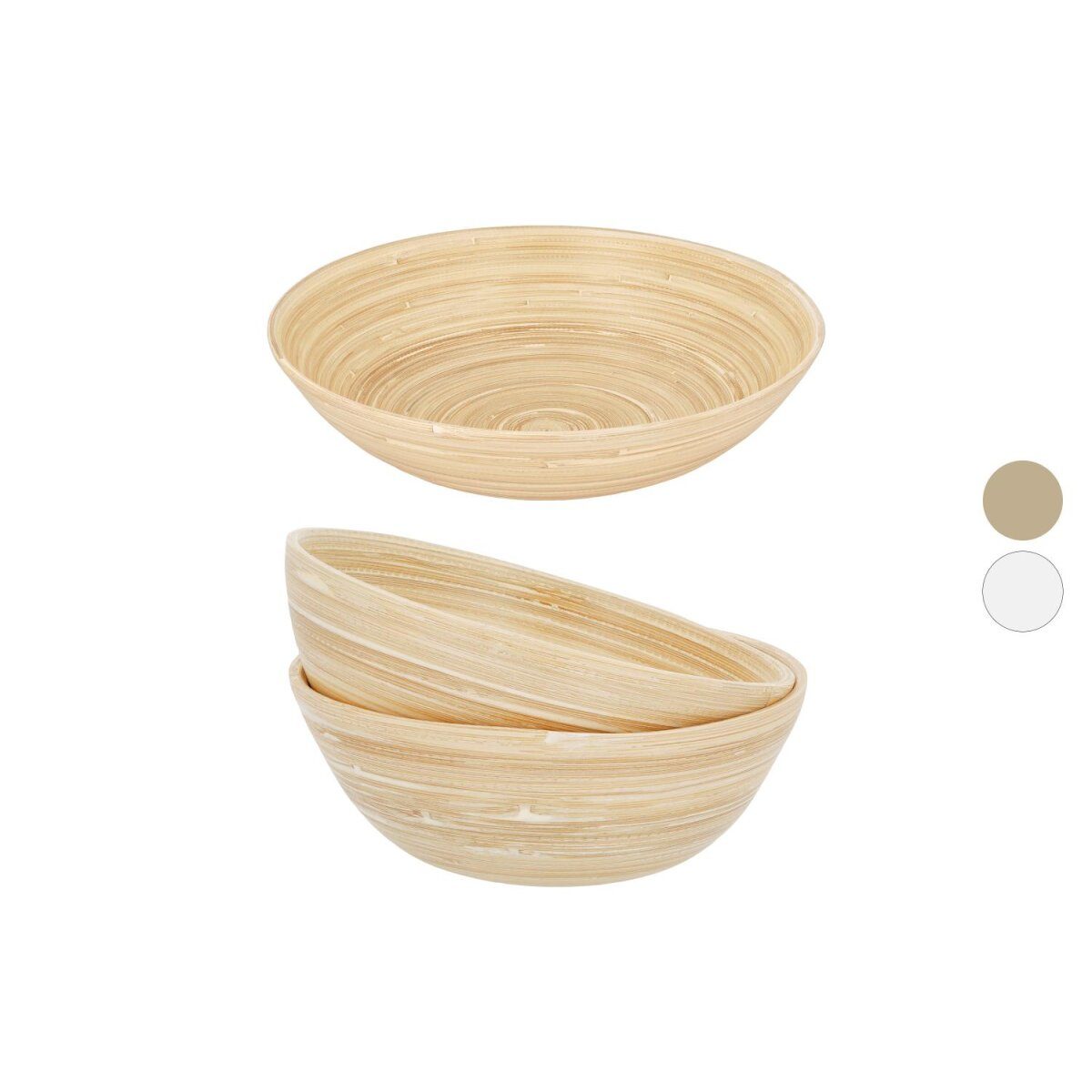 SILVERCREST® bol en bambou / ensemble de bols en bambou