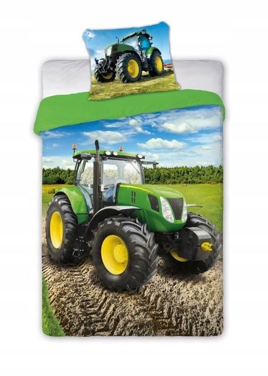 JOHN DEERE PREMIUM bed linen pillow set cover 140x200