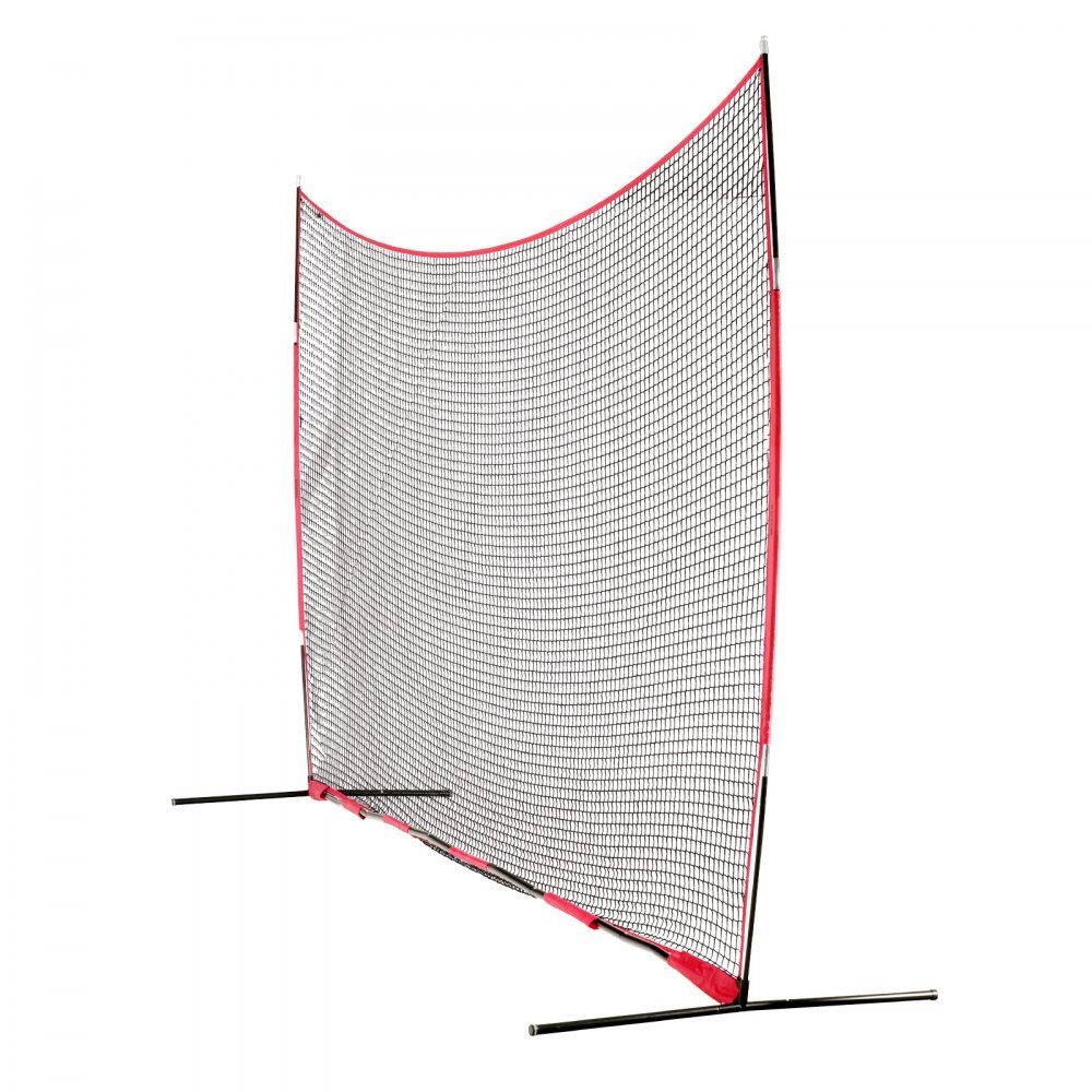 Backstop-Netz, 620 x 140 cm, Ballsport-Absperrnetz, Übungsausrüstung mit Tragetasche, Schutzschirm für Baseball, Softball, Lacrosse, Fußball- und Hockey-Training, Garten