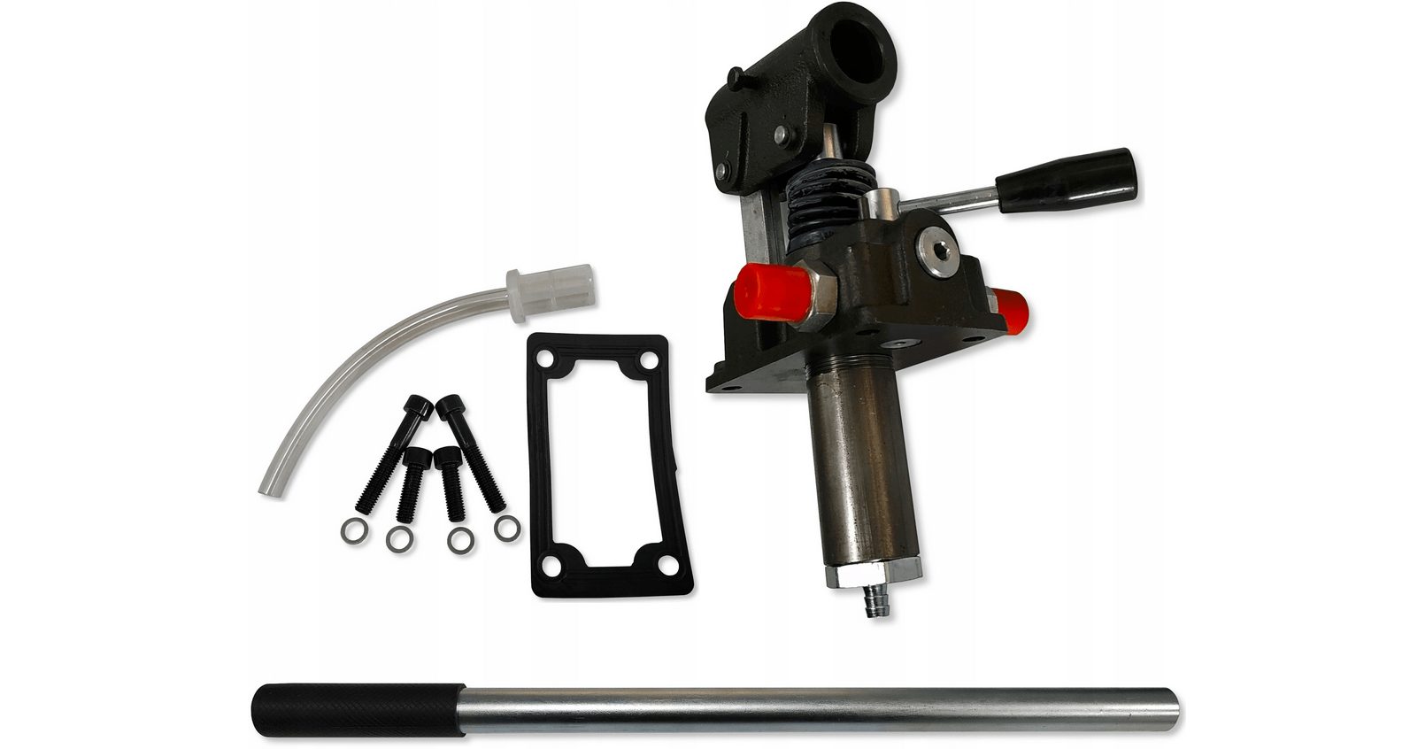 Hydraulische doppeltwirkende Handpumpe mit 10l Tank Komplettset