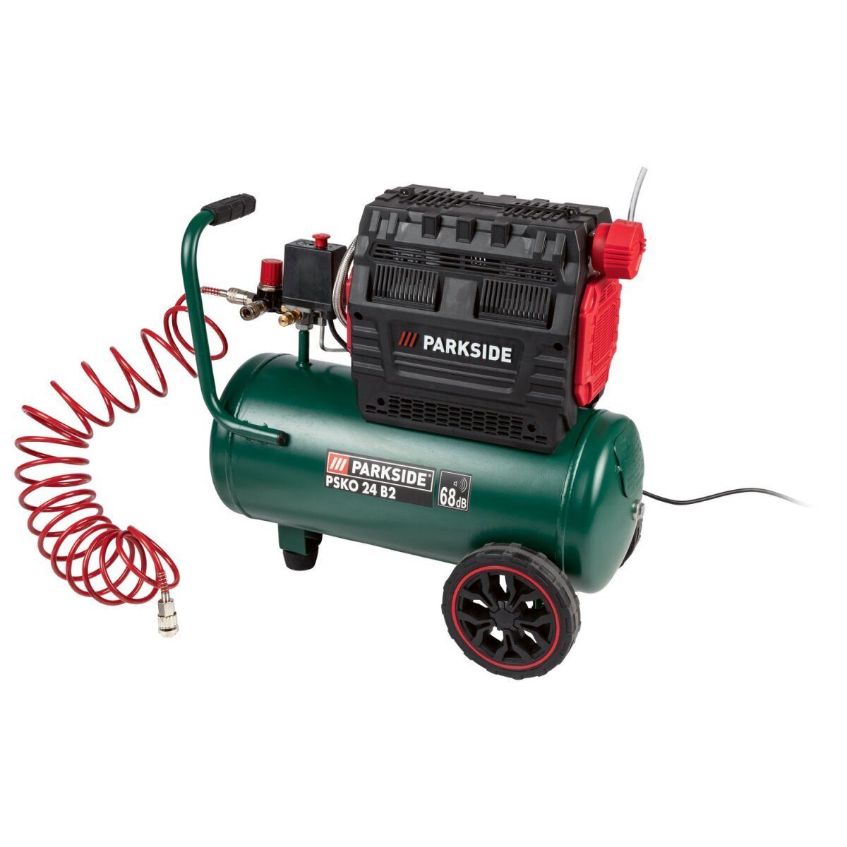 PARKSIDE® silent compressor »PSKO 24 B2«, 257 l/min, up to 8 bar