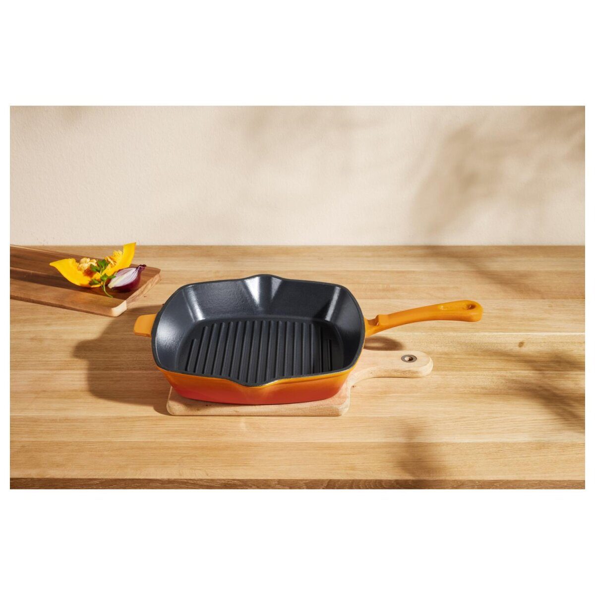SILVERCREST® Premium cast iron grill pan, Ø 24 cm