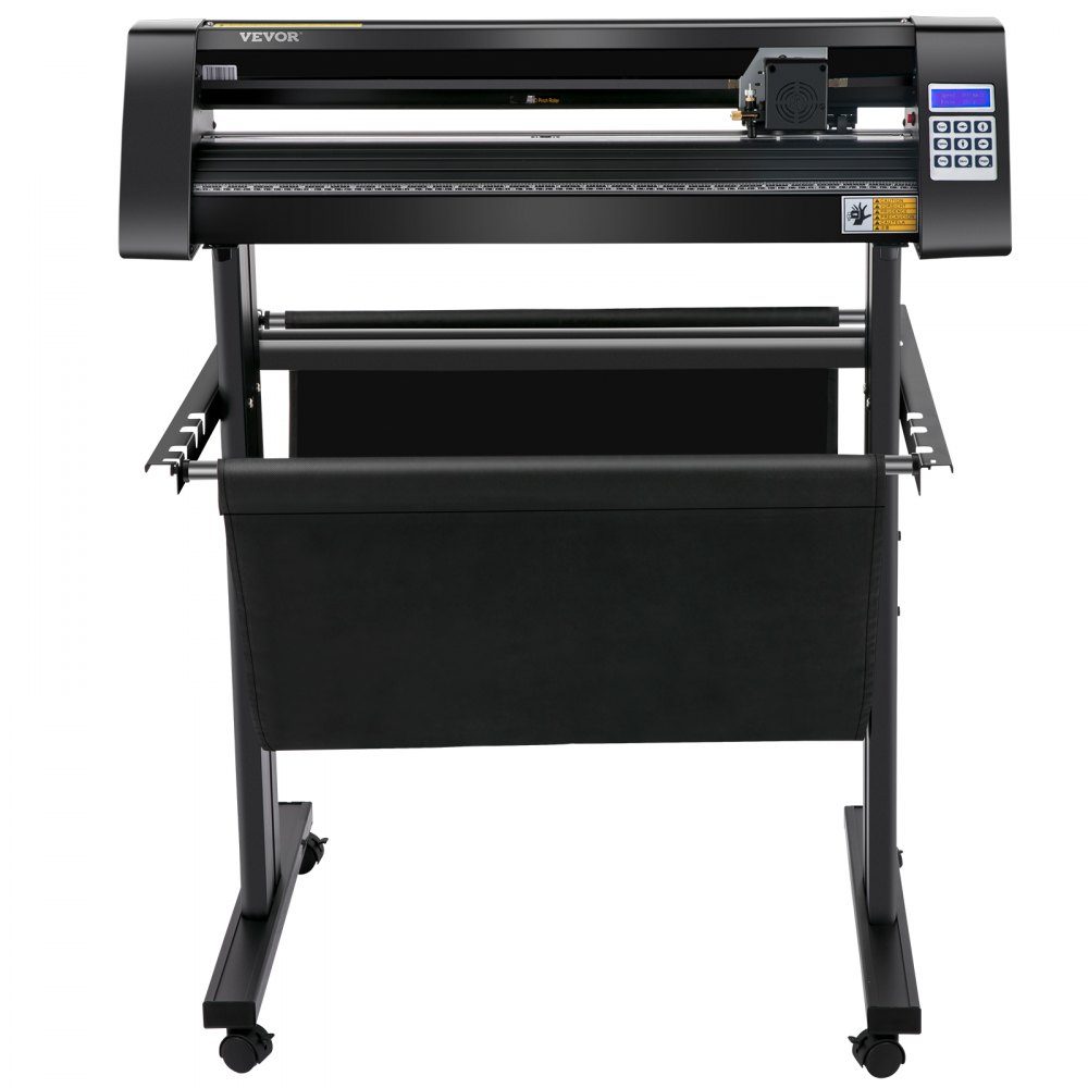 Vinyl-Schneideplotter Max. Papiervorschub 720 mm, Folienplotter-Schnittkraft 500 g, Plotterschneider mit optischem Auge, Signmaster-Software, Schrittmotor, halbautomatischer Plotter mit Ständer