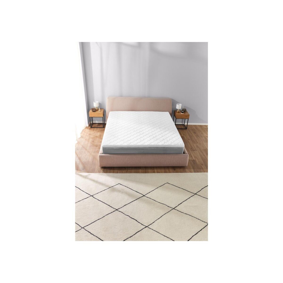 LIVARNO home gelschuimmatras topper, 200 x 200 cm