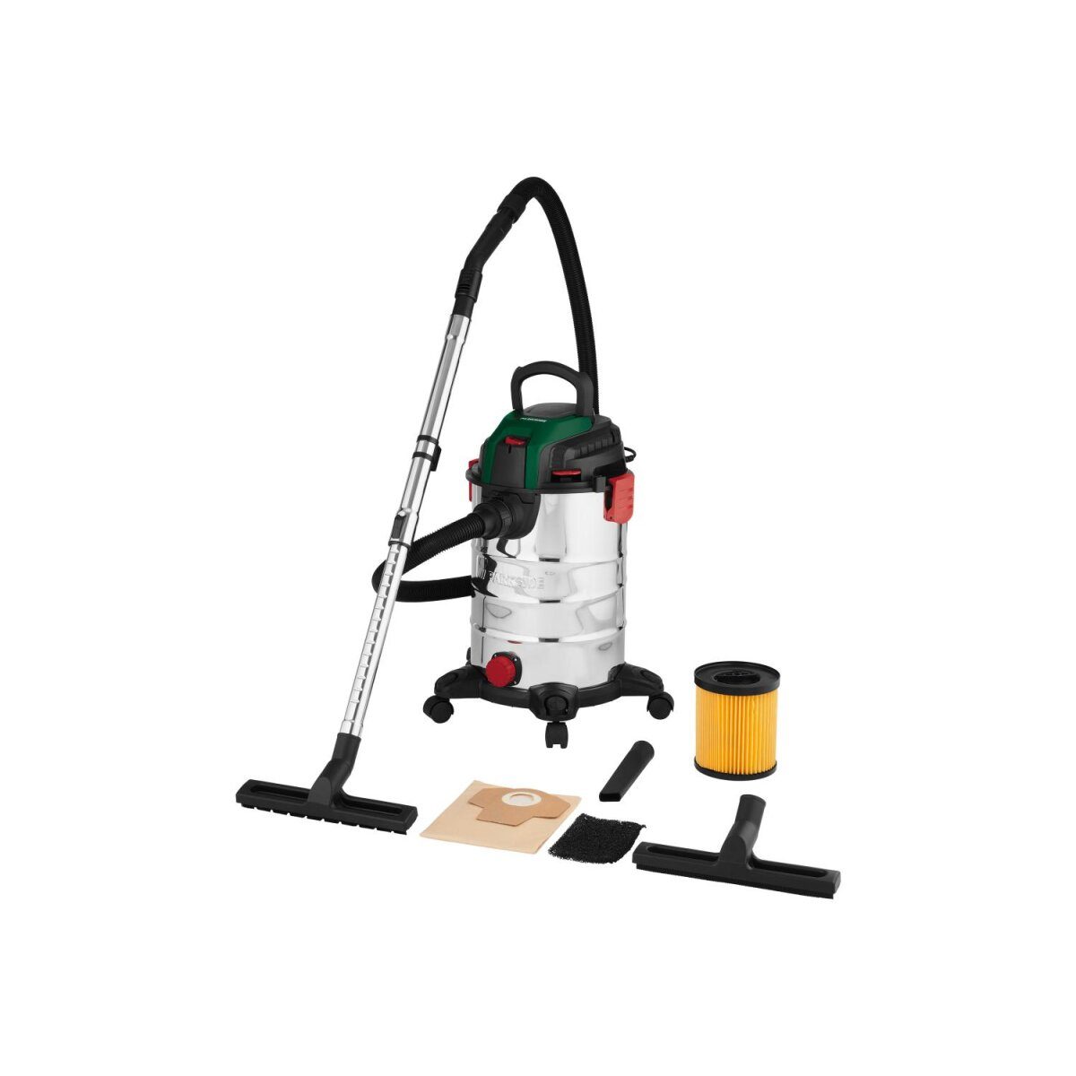PARKSIDE® Nass-/Trockensauger »PWD 25 C4«, 25-Liter mit Schmutzwasser-Ablass