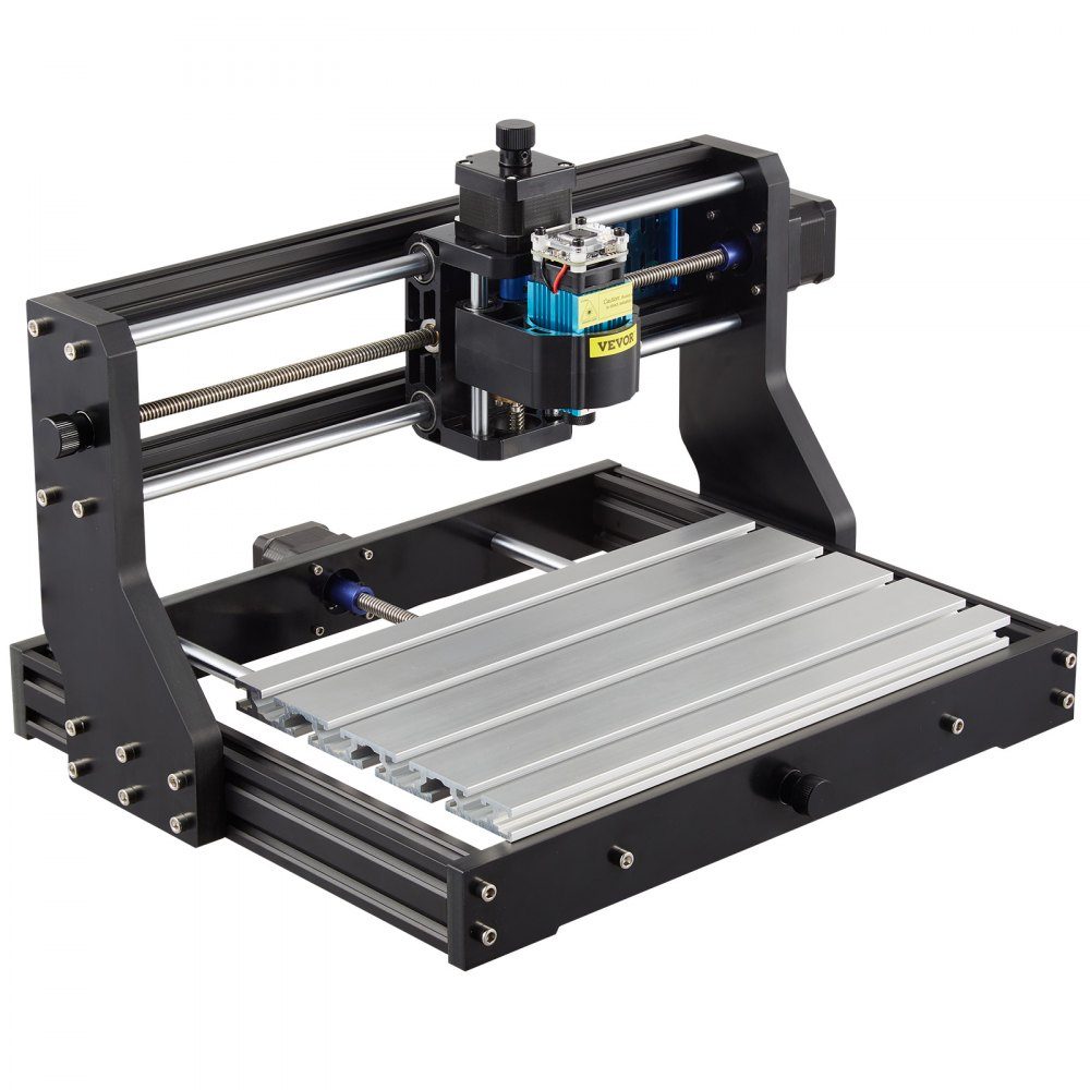 2500mW CNC 3018 DIY Machine de gravure Pro 300x180x45mm Machine de gravure 3 axes Mini graveur avec carte de commande GRBL et contrôleur hors ligne