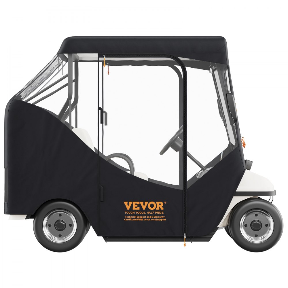 Housse de pluie transparente pour chariot de golf pour 2 personnes 1495 x 1230 mm 600D étanche et portable pour chariot de golf mobile compatible avec les chariots de golf EZGO TXT Housse de pluie transparente pour chariot de golf pour 2 personnes 1495 x 1230 mm 600D étanche et portable pour chariot de golf mobile compatible avec les chariots de golf EZGO TXT