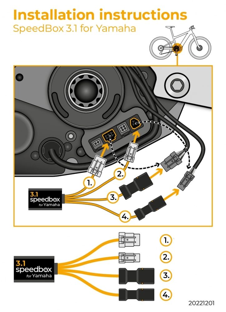 Speedbox 3.1 für Yamaha (PW-X3, PW-S2) Chiptuning