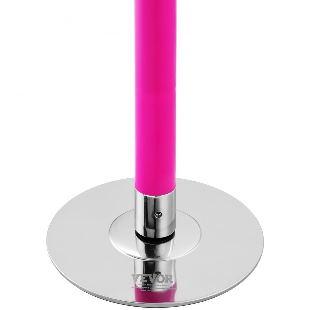 Professional Dance Pole Pole Dance Portable Dance Pole Professional Approx. 86"-100" Height Adjustable Removable Fitness Pole Spinning Fitness Pink Static Dance Pole Gym