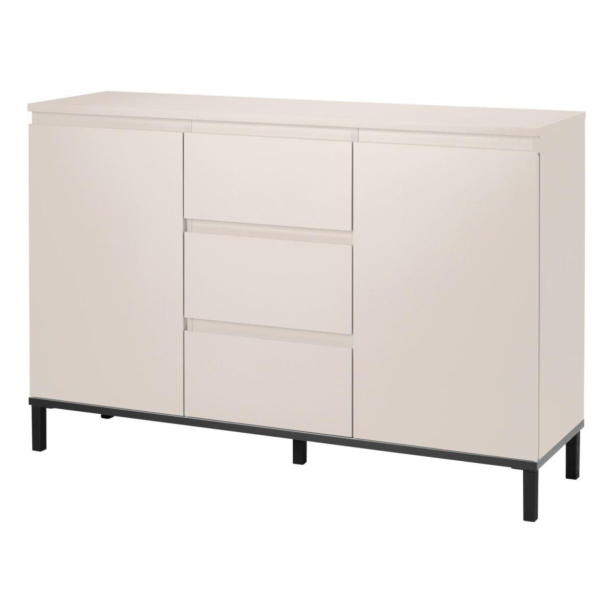 LIVARNO® ladekast met 2 deuren en 3 laden, kasjmiergrijs