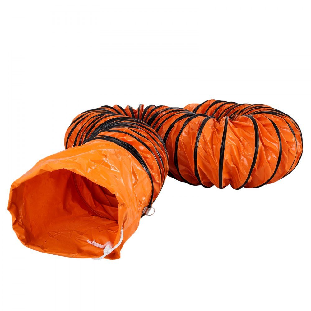 6kg air transport hose, 7.6m warm air hose, -20-180°F ventilation hose, 35 x 34 x 26cm construction site hose