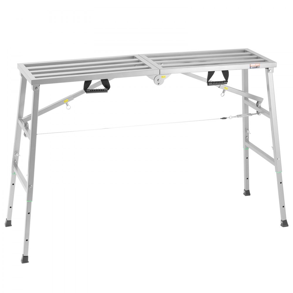 Arbeitsplattform, 700–1150 mm, klappbare Trittleiter aus legiertem Stahl, tragbare Arbeitsplattform, Tragfähigkeit 360 kg, Trittbankhocker zum Malen, Trockenbau, Reinigen, Waschen Arbeitsplattform, 700–1150 mm, klappbare Trittleiter aus legiertem Stahl, tragbare Arbeitsplattform, Tragfähigkeit 360 kg, Trittbankhocker zum Malen, Trockenbau, Reinigen, Waschen