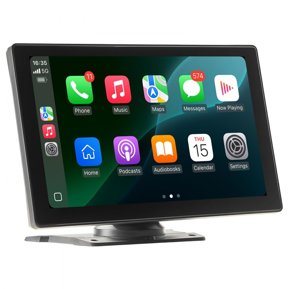 Kabelloses Autoradio (228,6 mm), HD-Radio mit Touchscreen mit Apple CarPlay und Android Auto, CarPlay-Bildschirm mit Kameras vorne und hinten, Sprachsteuerung, Mirror Link, Bluetooth, GPS-Navigation Kabelloses Autoradio (228,6 mm), HD-Radio mit Touchscreen mit Apple CarPlay und Android Auto, CarPlay-Bildschirm mit Kameras vorne und hinten, Sprachsteuerung, Mirror Link, Bluetooth, GPS-Navigation