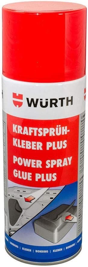 Würth Power Sprühkleber Plus 400 ml Schwammscheiben-Schwimmplattenkleber Sprühkleber